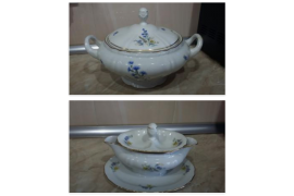 Şorba qabı və yağ qabı dəsti